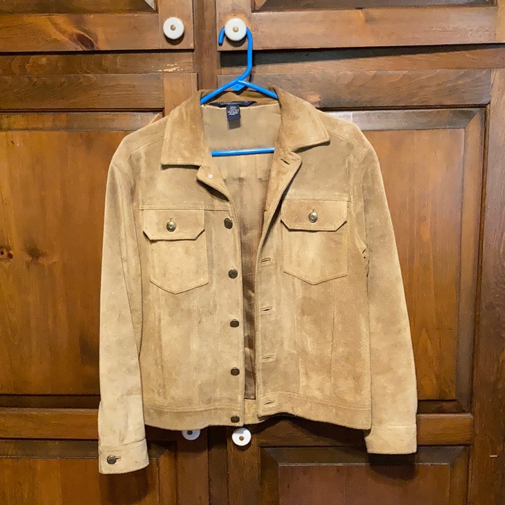 Suede Polo by Ralph Lauren jacket